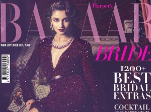 Alia Bhatt as Retro Bride for Harper's Bazaar
