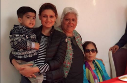 Salman Khan, Bina Kak and her daughter Amrita