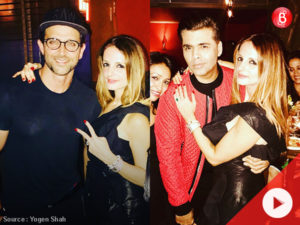 WATCH: Sussanne celebrates her 39th birthday with Hrithik, Twinkle, and Karan