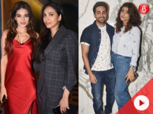 PadMan screening: Ayushmann, Nidhhi Agerwal and others keep their date with the Akshay Kumar-starrer
