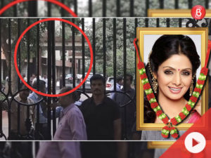 Watch: Fans and media gathered outside Sridevi’s house in Mumbai