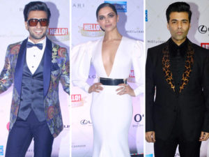 Watch: Ranveer, Deepika, Karan and others at their stylish best at Hello Hall Of Fame Awards