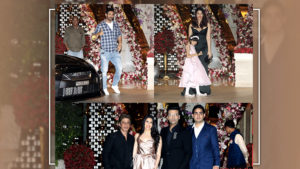 WATCH: SRK, Aishwarya Rai, Katrina and others glam up Akash Ambani's post-engagement party