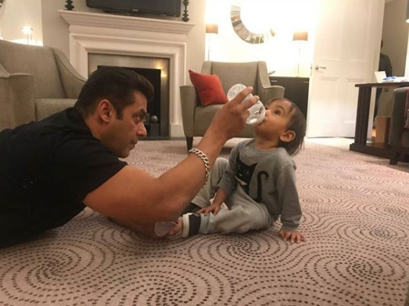 Salman Khan with nephew
