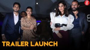 Saif Ali Khan launched the trailer of 'Baazaar' alongside the star casts at 'Bombay Stock Exchange'