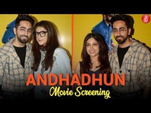 Bollywood celebs attend the special screening of Ayushmann Khurrana and Radhika Apte's 'AndhaDhun'