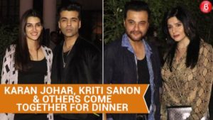 Karan Johar, Kriti Sanon and others come together for dinner at Soho House