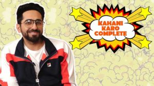 'AndhaDhun' actor Ayushmann Khurrana engages in a game of 'Kahani Karo Complete'