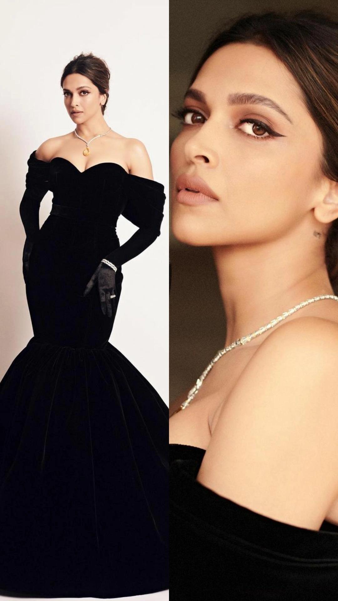 Deepika Padukone Makes Her Oscars Debut in Black Louis Vuitton