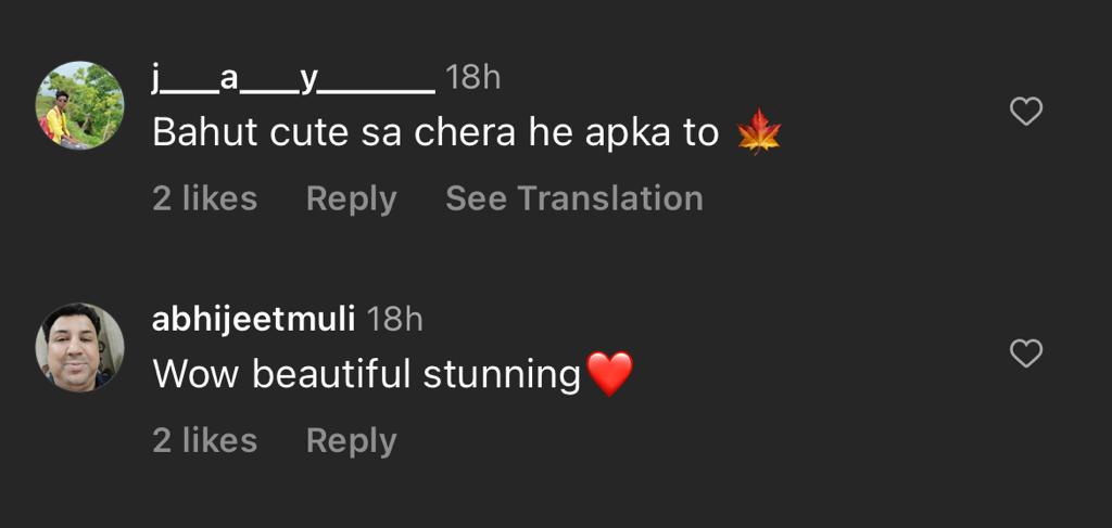 Fans drop adorable comments on Kriti Sanon's pictures.