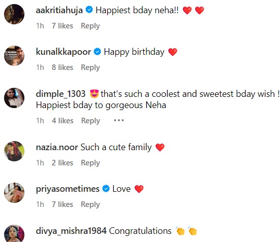 Fans react to Angad Bedi's birthday post