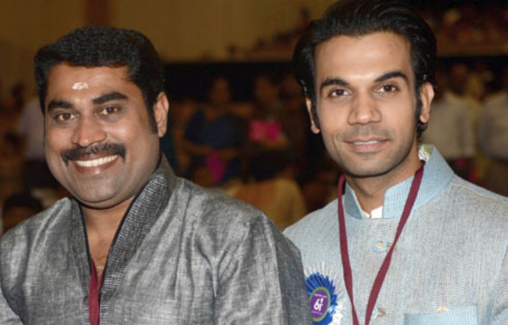 Suraj Venjaramoodu and RajKummar Rao at National Awards