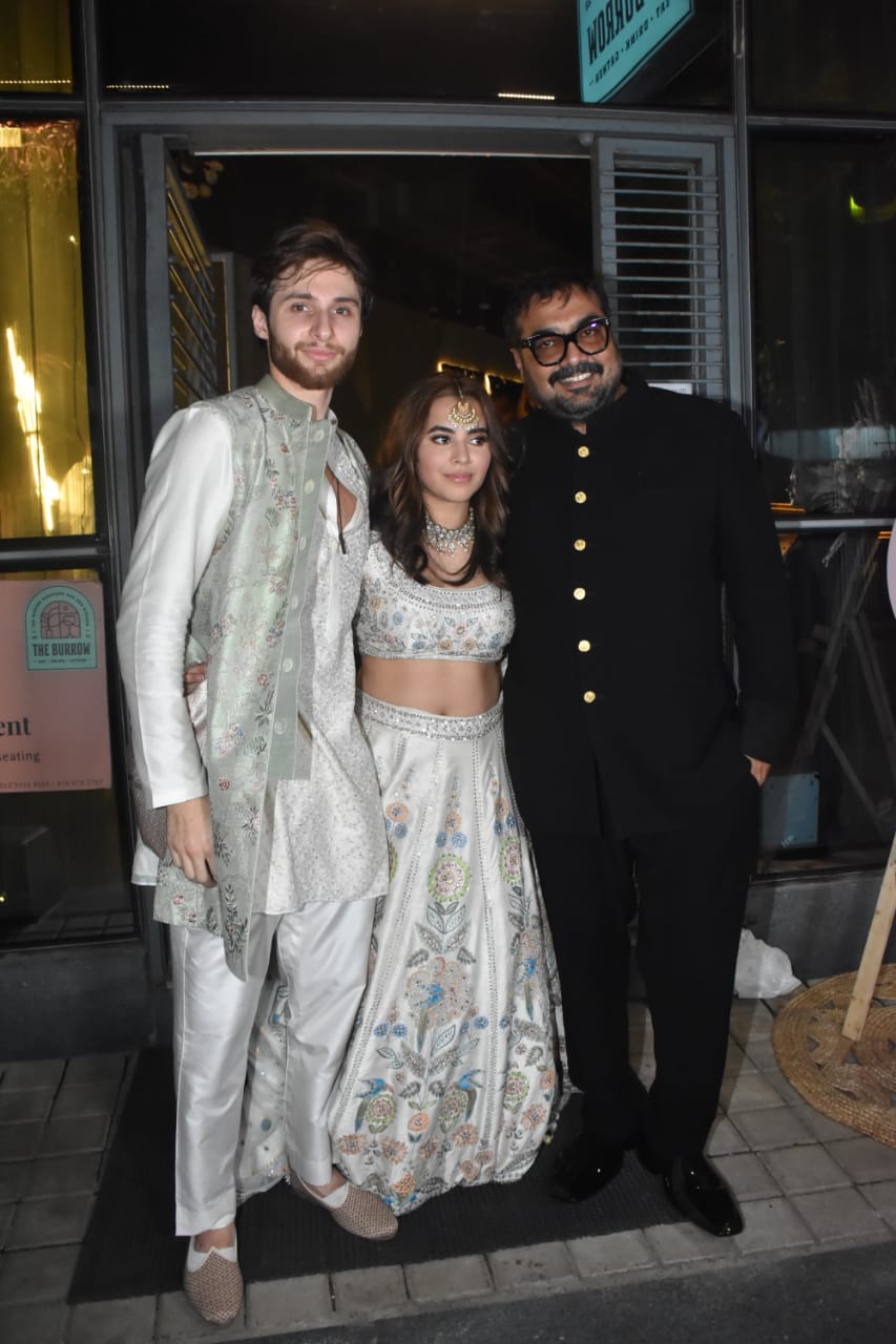 Anurag Kashyap at his daughter Aaliyah Kashyap's engagement ceremony