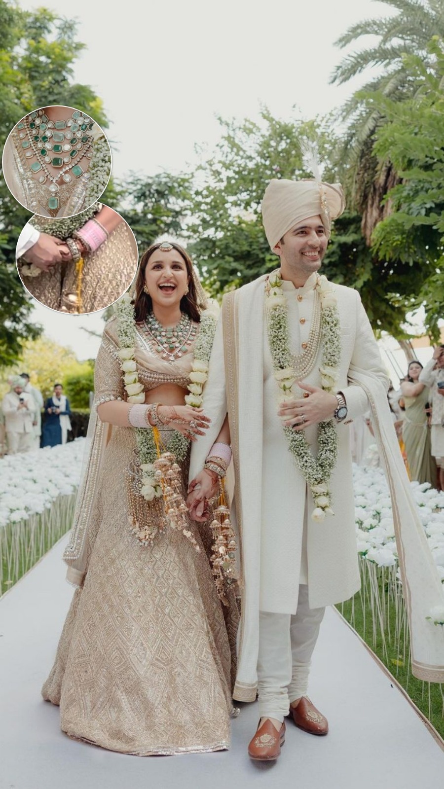 Breaking down Parineeti Chopra's Manish Malhotra bridal wedding look - Bollywood Bubble