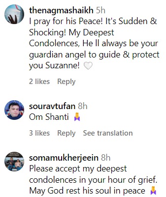 Fans react to Suzanne Bernert's post