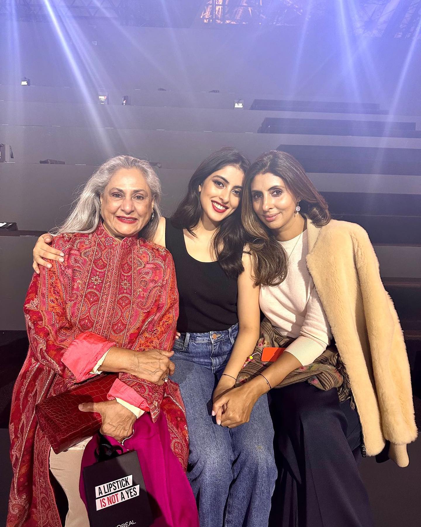 Navya Nanda, Shweta Bachchan, and Jaya Bachchan