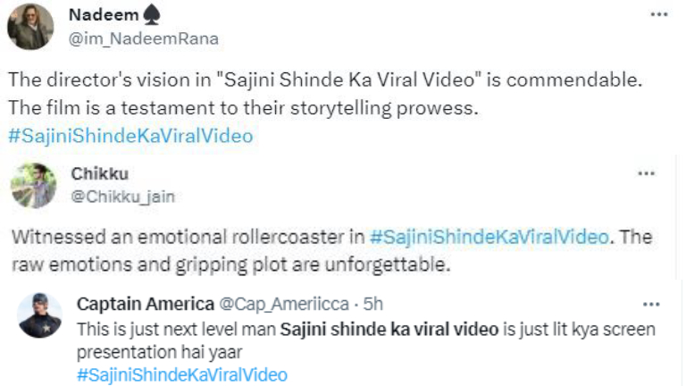 Sajini Shinde Ka Viral Video audience review
