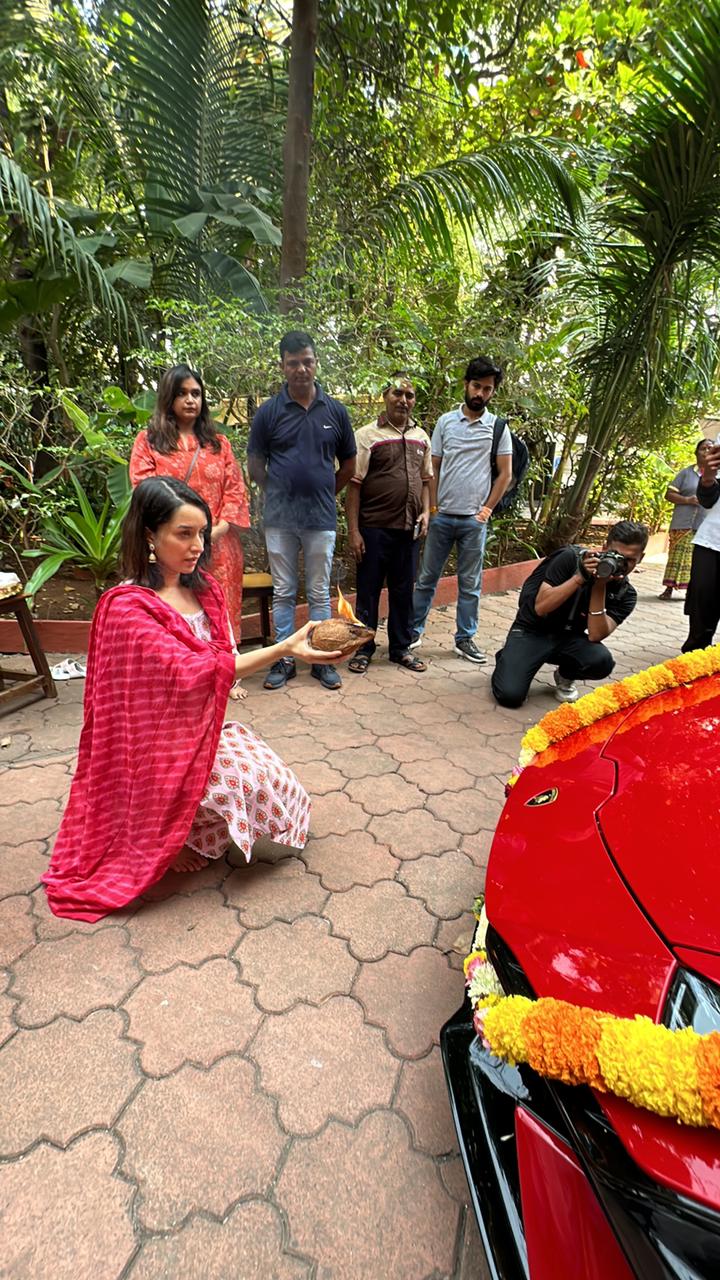 Shraddha Kapoor brings home a new car