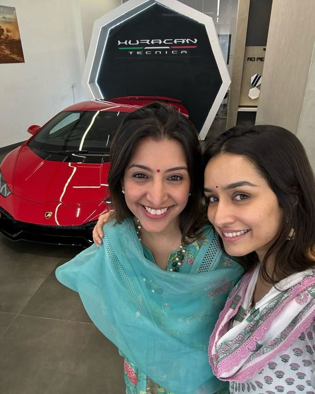 Shraddha Kapoor poses with new car