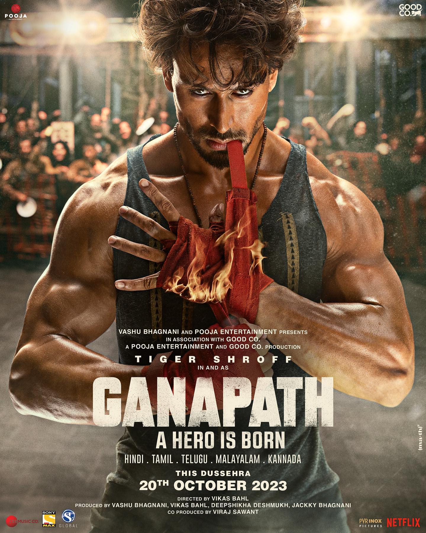 Tiger-Shroff-starrer-Ganapath-poster-1