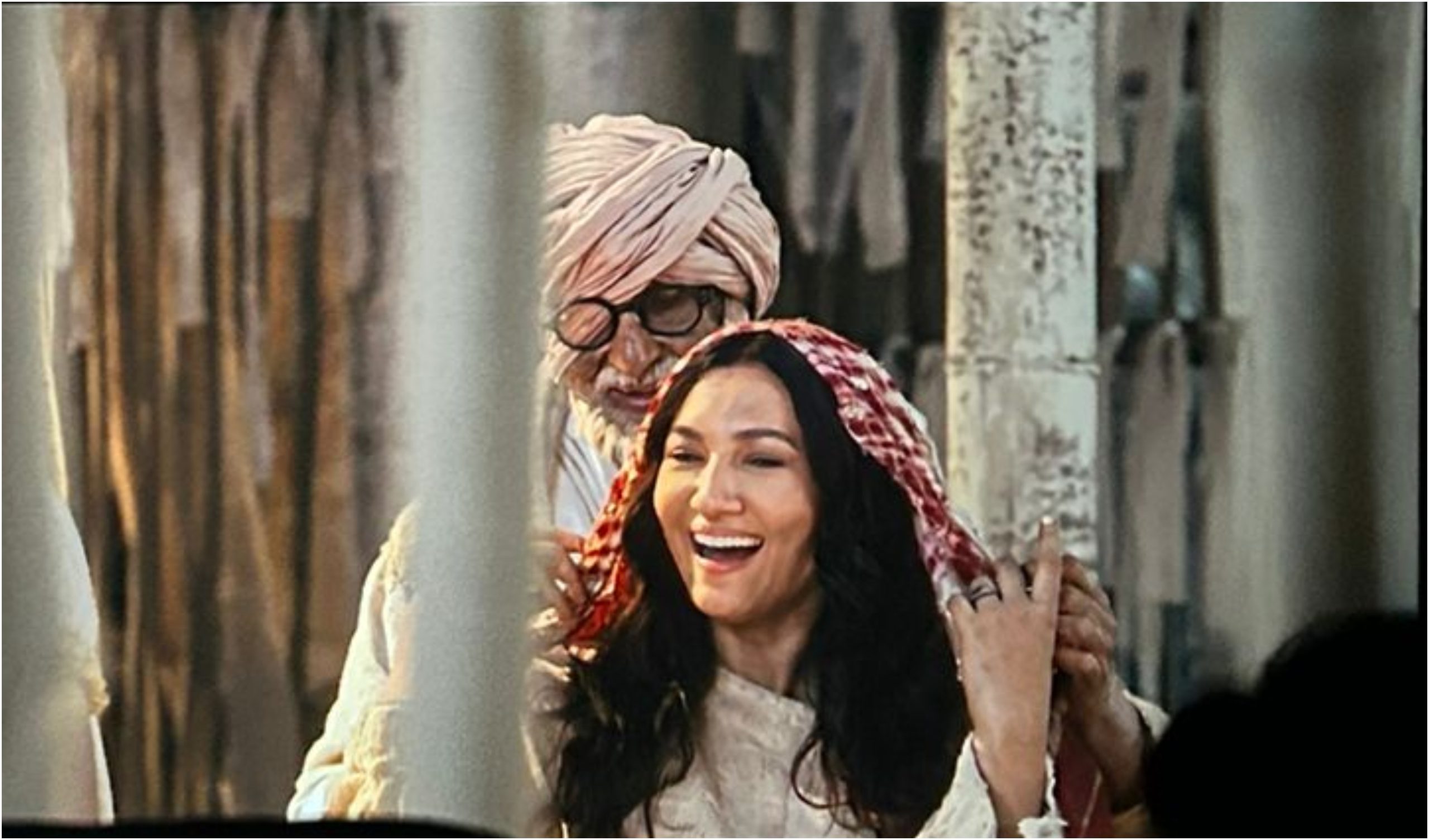 Gauahar Khan & Amitabh Bachchan