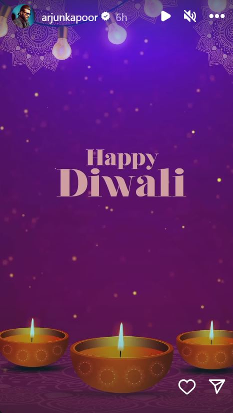 Arjun Kapoor extends Diwali wishes
