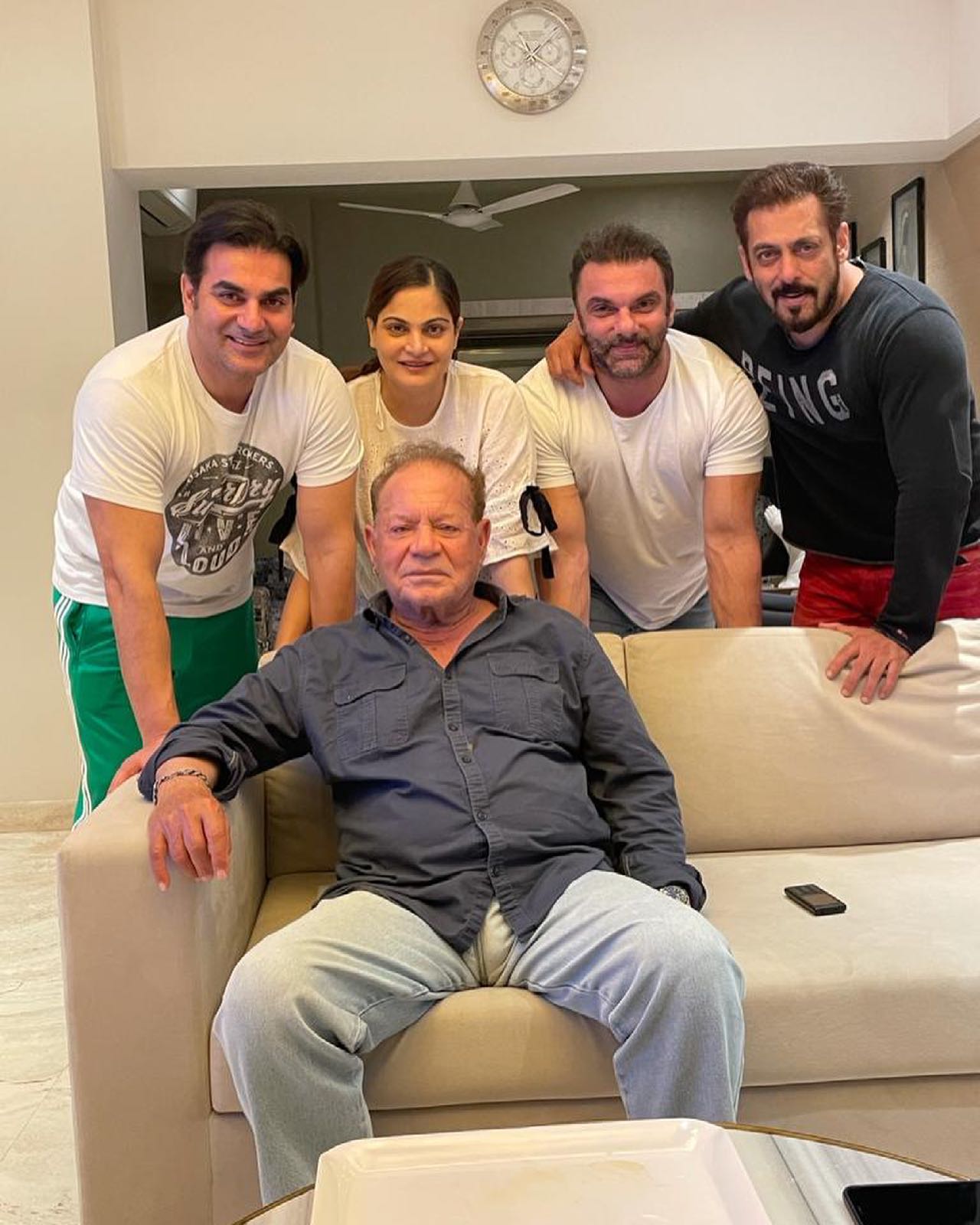 Salman Khan with family