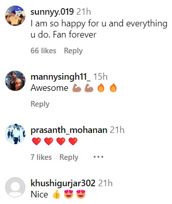 Fans react to Parineeti Chopra's post