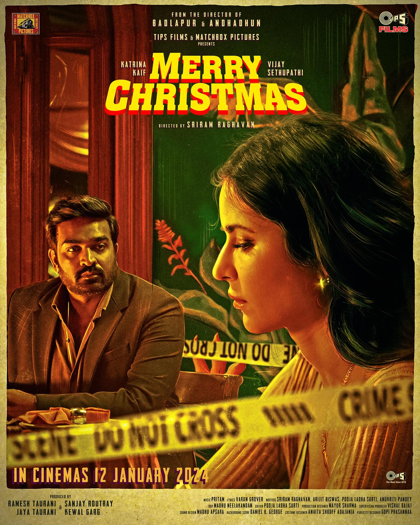 Katrina Kaif starrer Merry Christmas poster