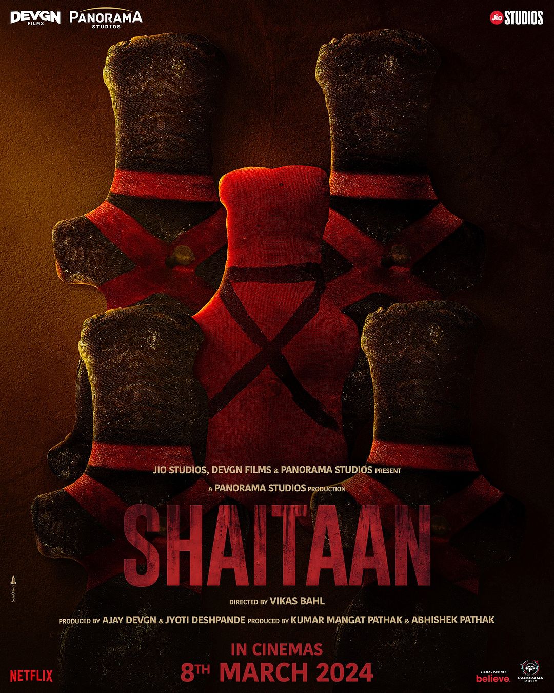Ajay Devgn starrer Shaitaan poster