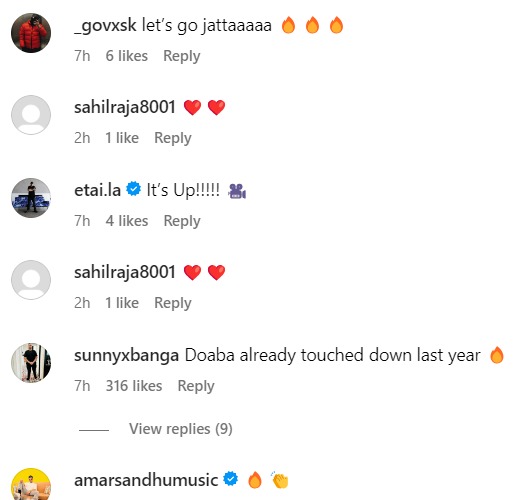 Fans react to AP Dhillon's post about Coachella 2024