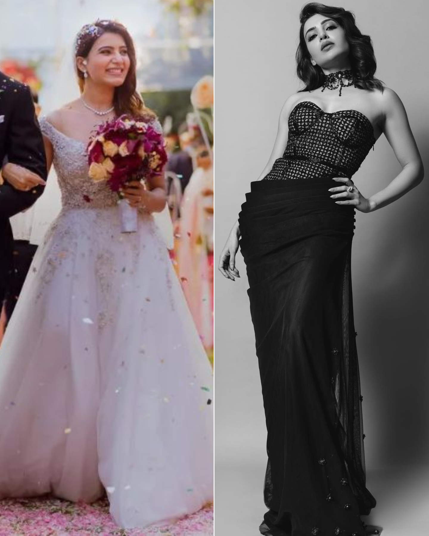 Samantha Ruth Prabhu repurposed her wedding gown and dyed it in black