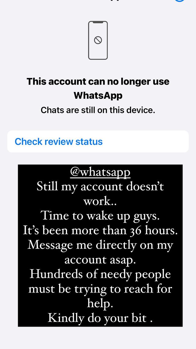 Sonu Sood on Whatsapp not working