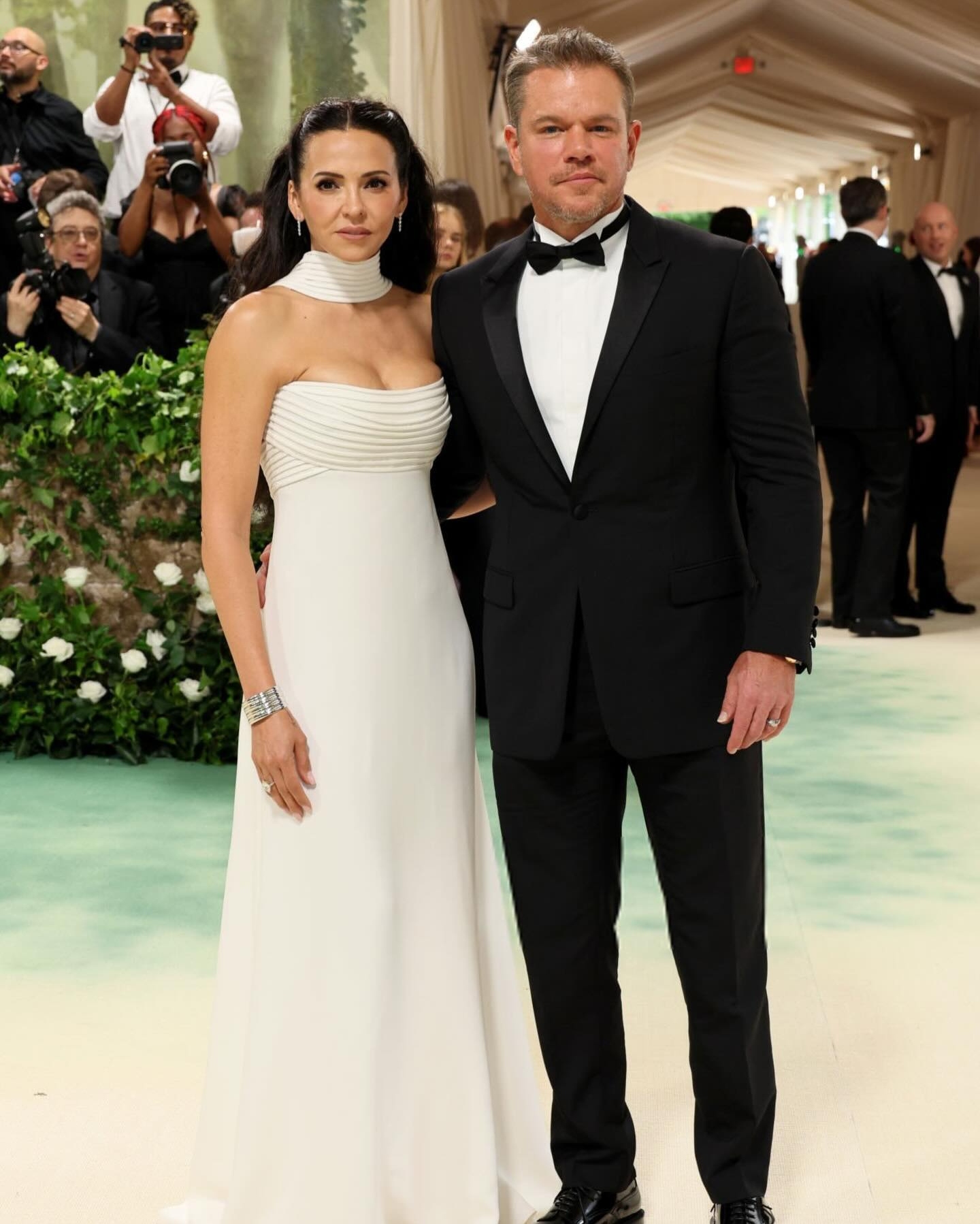Matt Damon and wife at Met Gala 2024